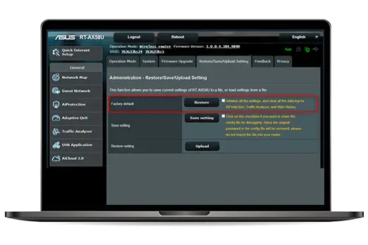 How to Factory Reset Asus WiFi Router