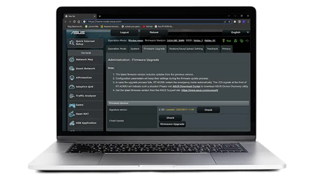 Update Asus Router Firmware