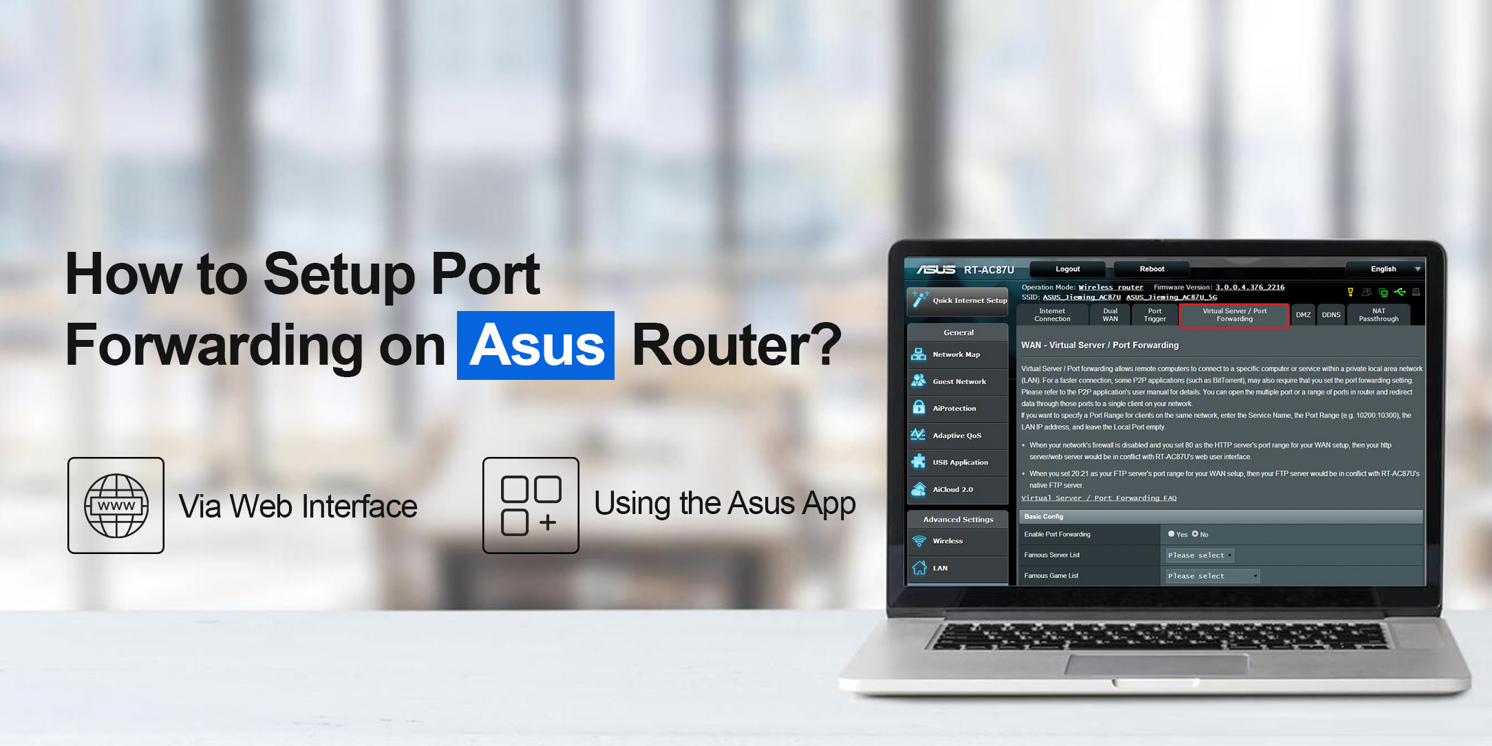 Asus Router Port Forwarding