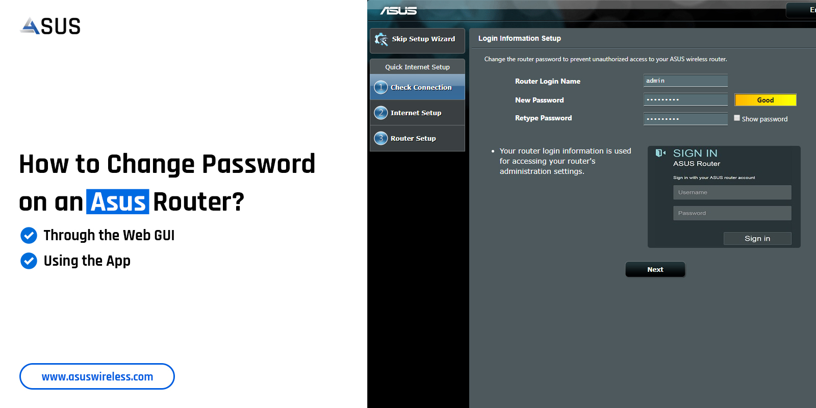 How to Change Password on Asus Router