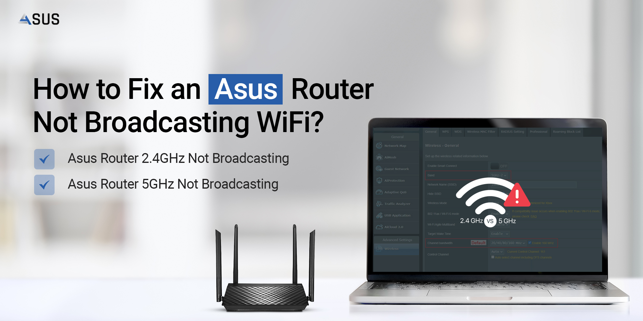 Asus Router Not Broadcasting WiFi