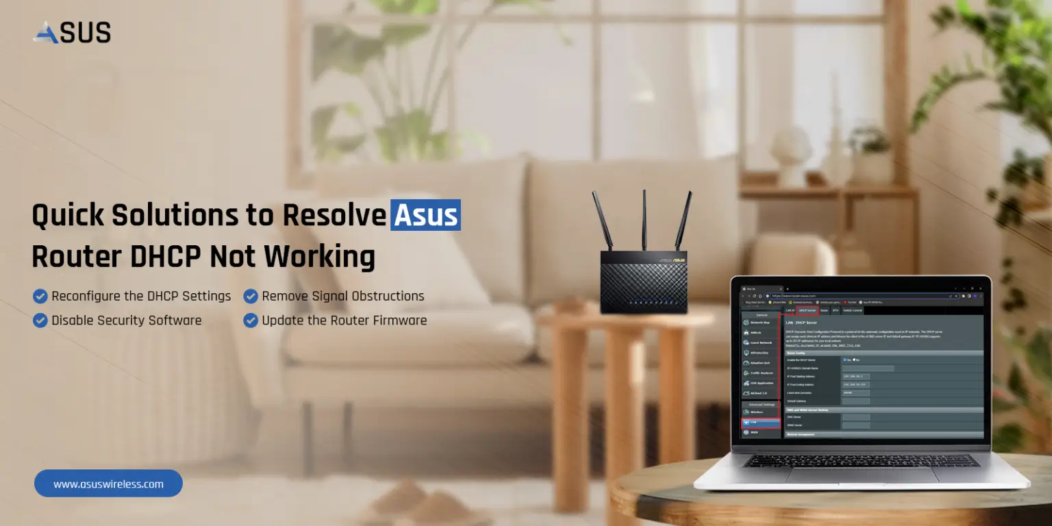 Asus Router DHCP Not Working