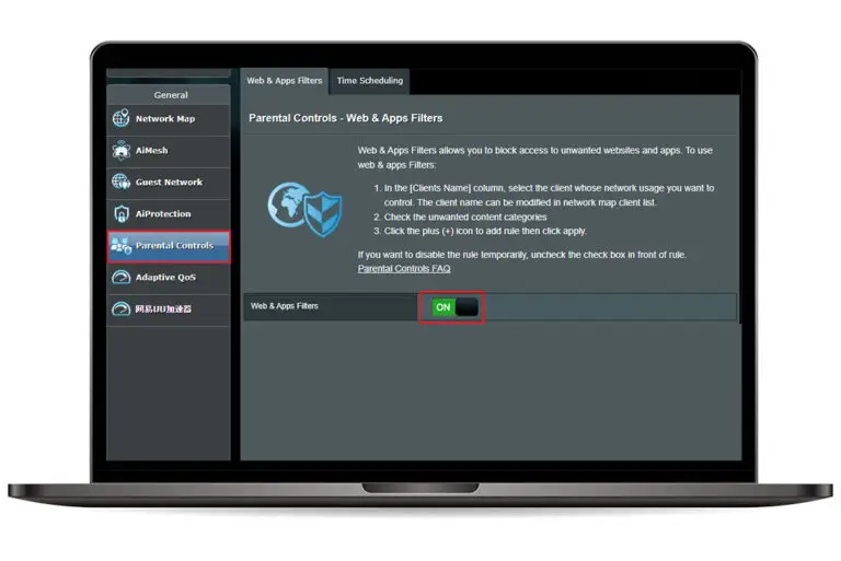 Asus Router Parental Control Time Scheduling