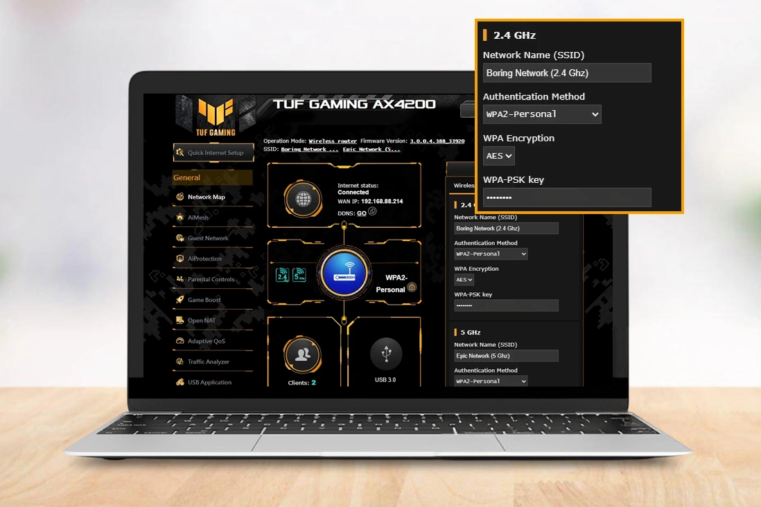 Asus TUF Gaming AX4200 Router Configuration